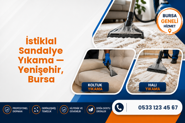 İstiklal Sandalye Yıkama — Yenişehir, Bursa