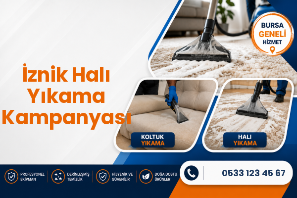 İznik Halı Yıkama Kampanyası