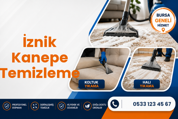 İznik Kanepe Temizleme