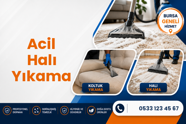 Acil Halı Yıkama