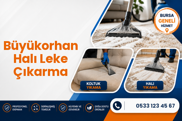 Büyükorhan Halı Leke Çıkarma