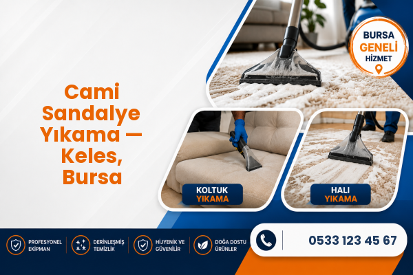 Cami Sandalye Yıkama — Keles, Bursa