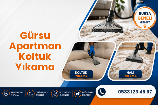 Gürsu Apartman Koltuk Yıkama