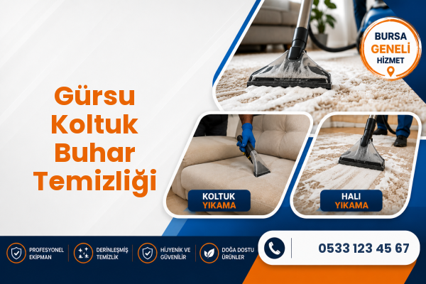 Gürsu Koltuk Buhar Temizliği