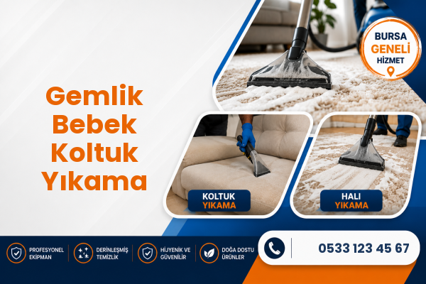Gemlik Bebek Koltuk Yıkama