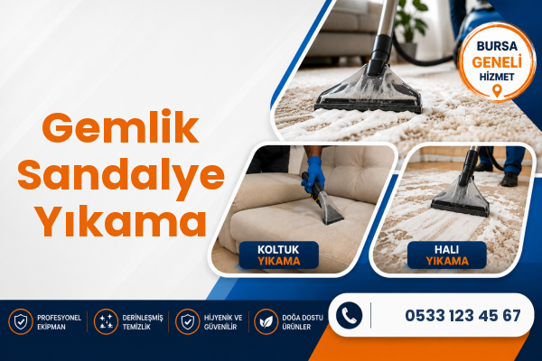 Gemlik Sandalye Yıkama