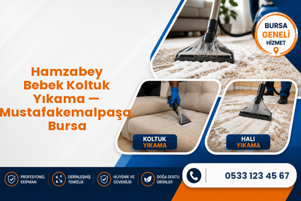 Hamzabey Bebek Koltuk Yıkama — Mustafakemalpaşa, Bursa