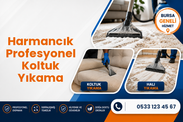 Harmancık Profesyonel Koltuk Yıkama