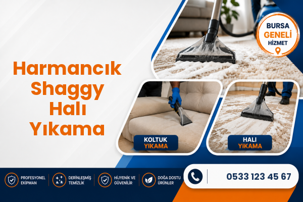 Harmancık Shaggy Halı Yıkama