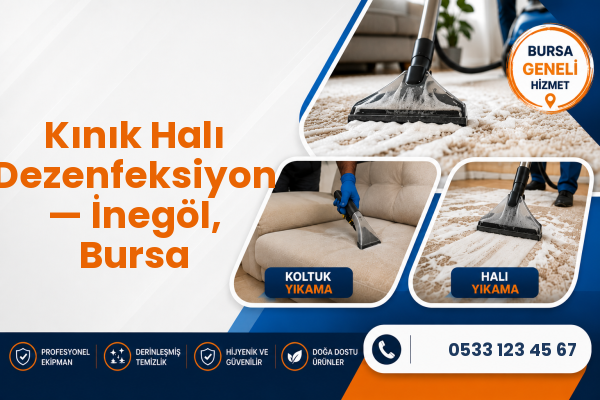 Kınık Halı Dezenfeksiyon — İnegöl, Bursa