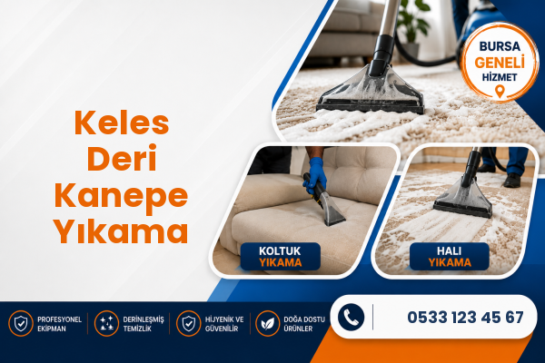 Keles Deri Kanepe Yıkama