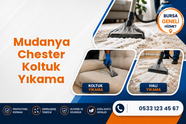 Mudanya Chester Koltuk Yıkama