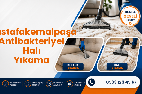 Mustafakemalpaşa Antibakteriyel Halı Yıkama