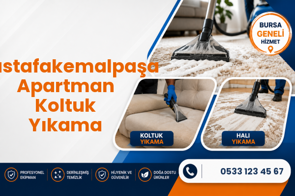Mustafakemalpaşa Apartman Koltuk Yıkama