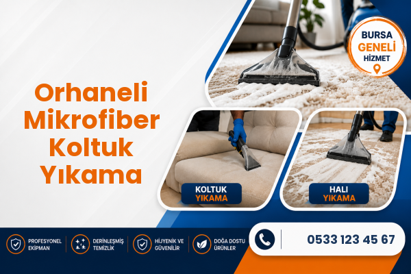 Orhaneli Mikrofiber Koltuk Yıkama