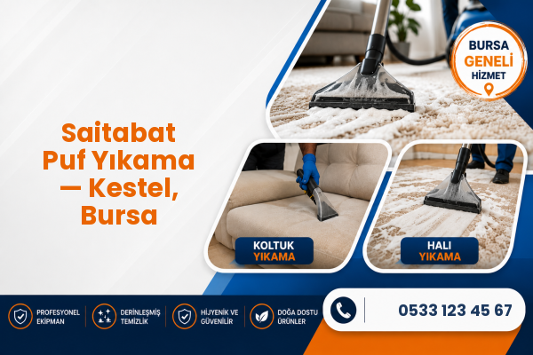 Saitabat Puf Yıkama — Kestel, Bursa