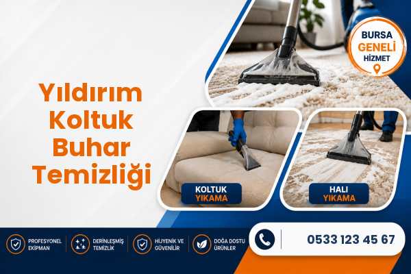 Yıldırım Koltuk Buhar Temizliği