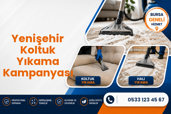 Yenişehir Koltuk Yıkama Kampanyası